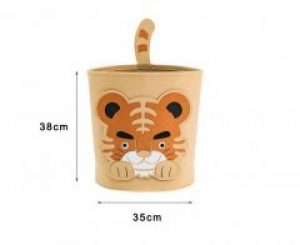 Кошик для білизни та іграшок MORO Тигреня войлок 35см M-4355-1
