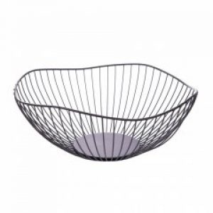 Декоративна корзина MORO Elegant чорна 25см M-3099BL