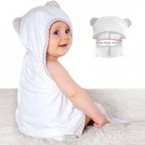 Органическое Детское Полотенце - Детское Полотенце с Капюшоном - Детское Махровое Банное Полотенце для Мальчиков и Девочек