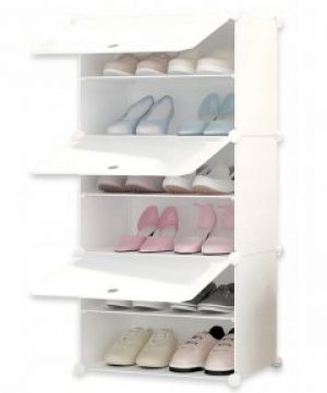 Портативный модульный шкаф для обуви REXO на 6 полок 44 x 32 x 96 см (9932276600)