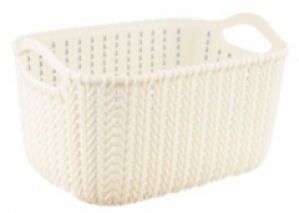 Корзина для хранения Корзина-плетенка для специй пластиковая Hoz MMS-R85526 Бежевый (IR00460)