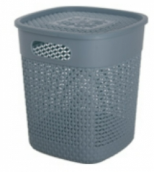 Корзина для хранения Корзина-плетенка с крышкой XXL Hoz MMS-30507XXL Серый (IR00492)