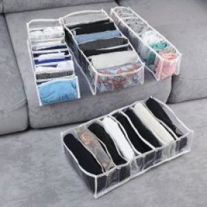 Набор прозрачных органайзеров для нижнего белья 4 шт pvh-4w-white (Белый)