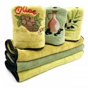 Набор кухонных салфеток Оливка 3 шт. (микрофибра)