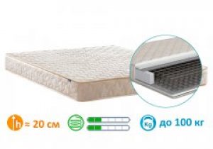 Матрас ортопедический Matroluxe Мехико Плюс Зима Лето 70x190 см (7694)