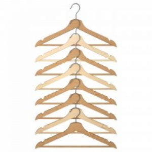 Плечики IKEA (ИКЕА) BUMERANG 8 шт светло-коричневые (302.385.43)