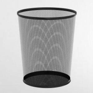 Корзина для мусора офисная перфорированная Palex 37001 13 литров черная