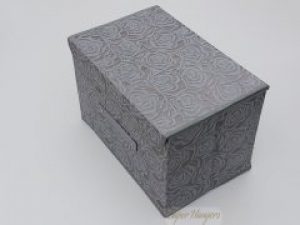 Коробка для хранения Welcysun Роза серого цвета 382525