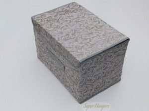 Коробка для хранения Welcysun Узор серого цвета 382525