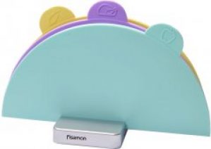 Набор Fissman 3 складных разделочных доски + подставка (8008-2)