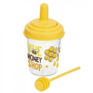 Банка с ложкой Herevin Honey Желтая 320 мл (131510-001)
