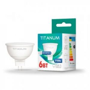 Светодиодная лампа LED TITANUM MR16 6W GU5.3 3000K 220V (ТL-MR16-06533)