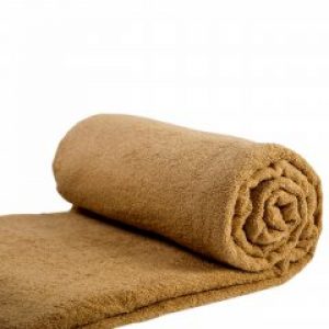 Махровая простыня NTK 175х200 см 400 г/м2 Бежевая