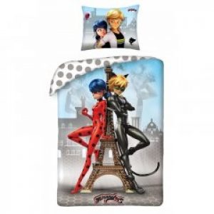 Постельное белье Halantex Леди Баг и Супер Кот полуторный комплект 140х200 см для девочки