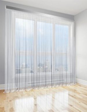 Тюль Di&Di Батист прозрачный 400х265 Белый (ROZ6400061532)