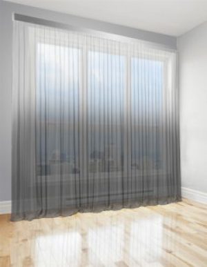 Тюль Di&Di Градиент Батист прозрачный 350х240 переход от Серого в Белый (ROZ6400063029)