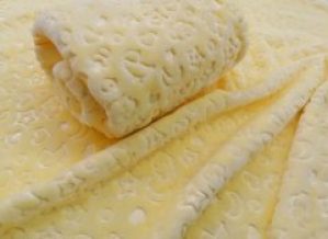 Плед Ozdilek Микрофибра Bebek 100х120 Желтый (100120_bebek желтый)