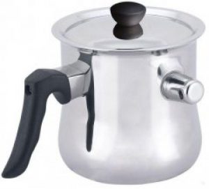 Молоковарка со свистком и крышкой Supretto Серебристая (7082-0001)