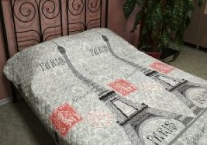 Покрывало стеганное Лелека - П-701 полиэстер 172*205 двуспальное