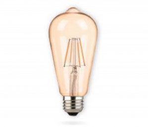 Филаментная LED лампа 6W 3000K E27