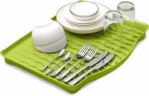 Сушка для посуды MVM 45.5х35.8х3.5 см Зеленая (DR-01 GREEN)