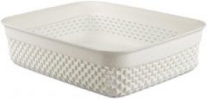Корзина UCS Drop прямоугольная 2.2 л Белая кость (161002.3)