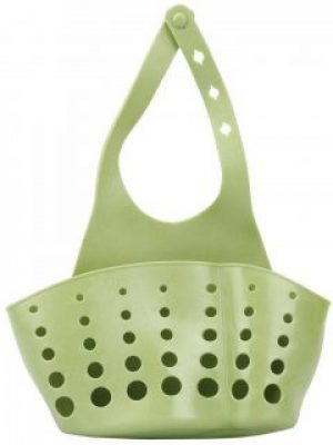 Подвесной силиконовый органайзер на раковину Supretto Светло-зеленый (5664-0002)