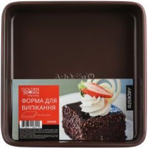 Форма для выпечки Ardesto Golden Brown квадратная 22х8 см (AR2403R)
