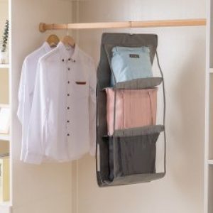 Органайзер подвесной для хранения сумок Серый (ОД-145-1)