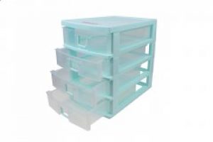 Миникомод для мелочей Senyayla на 4 ящичка Ментоловый 4539-mt