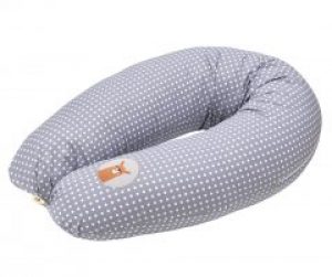 Подушка для кормления Стандарт Sleepingg 190х30х18см Горошек Серый (4820227285082)