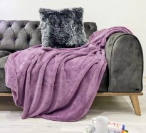 Плед Zugo Home Welsoft Сиреневый 200х220 (8698485566191)