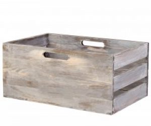 Ящик деревянный для овощей и фруктов HomeDeco 50х30х20 «War» олд