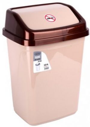 Контейнер для мусора Violet House 10 л Cappuchino (0100 CAPPUCHINO с/кр.10 л)