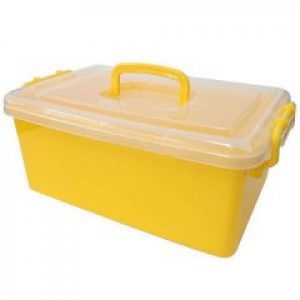 Контейнер пластиковый большой Gigo желтый (1140YY)