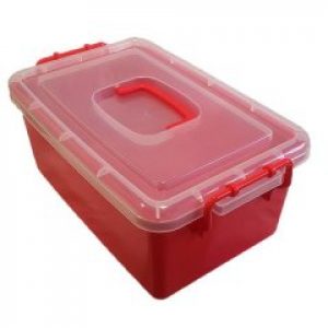 Контейнер пластиковый большой Gigo красный (1140RR)