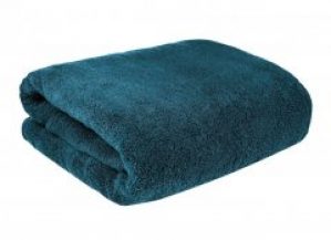 Простынь махровая Homeline. Джинс 400-150х200