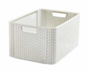 Корзинка для хранения без крышки Curver Style L (30 л) кремовая.