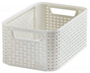 Корзинка для хранения без крышки Curver Style S (7 л) кремовая.