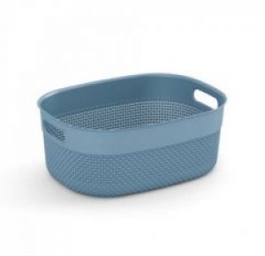 Корзина для хранения без крышки Kis "Filo Basket М" (12 л) серая.