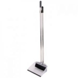 Совок и щетка Apex с длинной ручкой Серый (A11705)