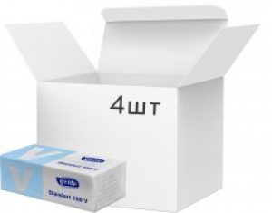 Упаковка листовых полотенец Grite Standart V 2 слоя 4 пачки по 150 листов 250х230 мм (4770023624922)