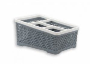 Корзина для хранения органайзер пластиковая серая 20х14