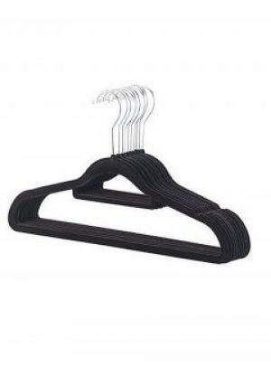 Набор вешалок для одежды 10 шт EDEKA 45 см черный 4388860274660