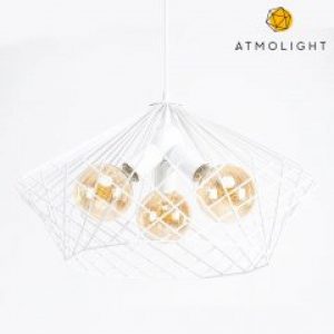 Люстра металлическая потолочная Atmolight светильник из металла серии Capella Brill P510 White