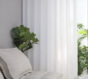 Турецкий белый тюль шифон