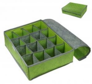 Органайзер для бюстгальтеров на 16 ячеек с крышкой (01344588)