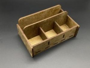 Органайзер из фанеры 4 отделения 12х20х8 см (ORG-004)