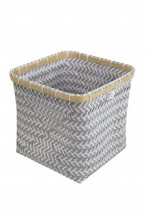 Корзина для ванной AquaPur серый-белый LI-110081