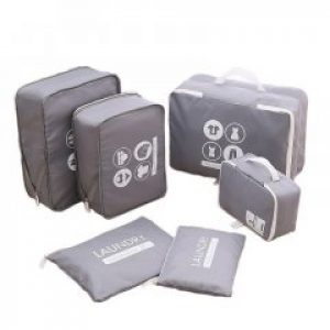 Комплект дорожных органайзеров для путешествий 6 шт P.Travel Серый (PT112)
